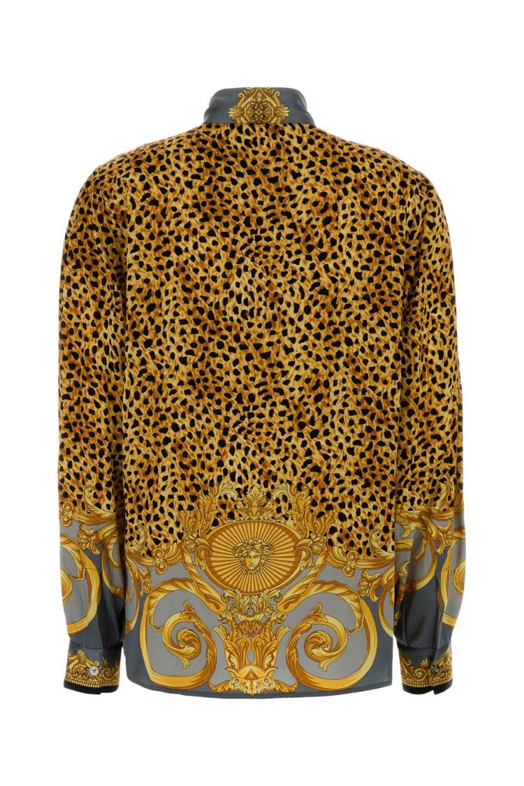 Versace Printed Silk Shirt