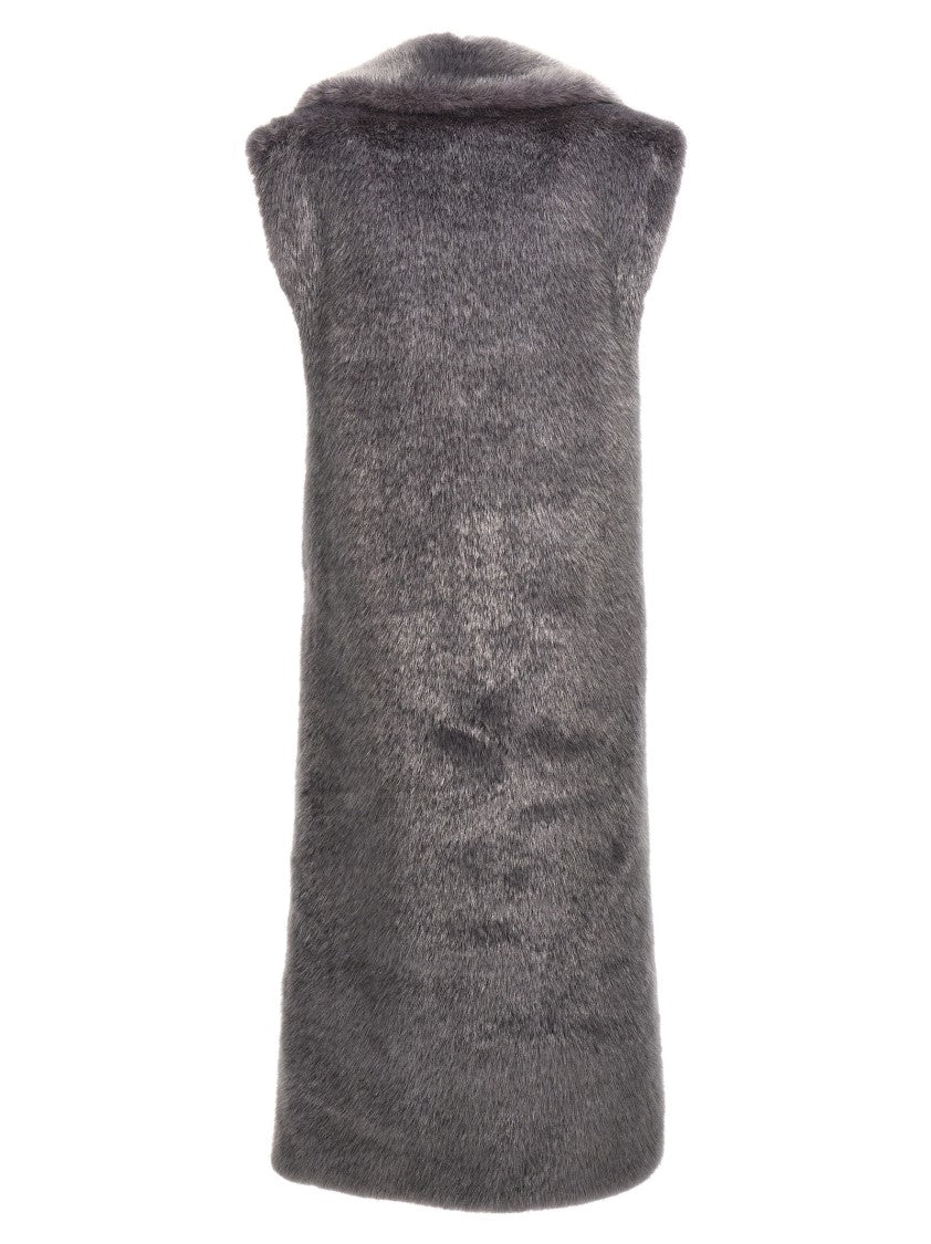 Philosophy Di Lorenzo Serafini Extra Long Faux Fur Vest