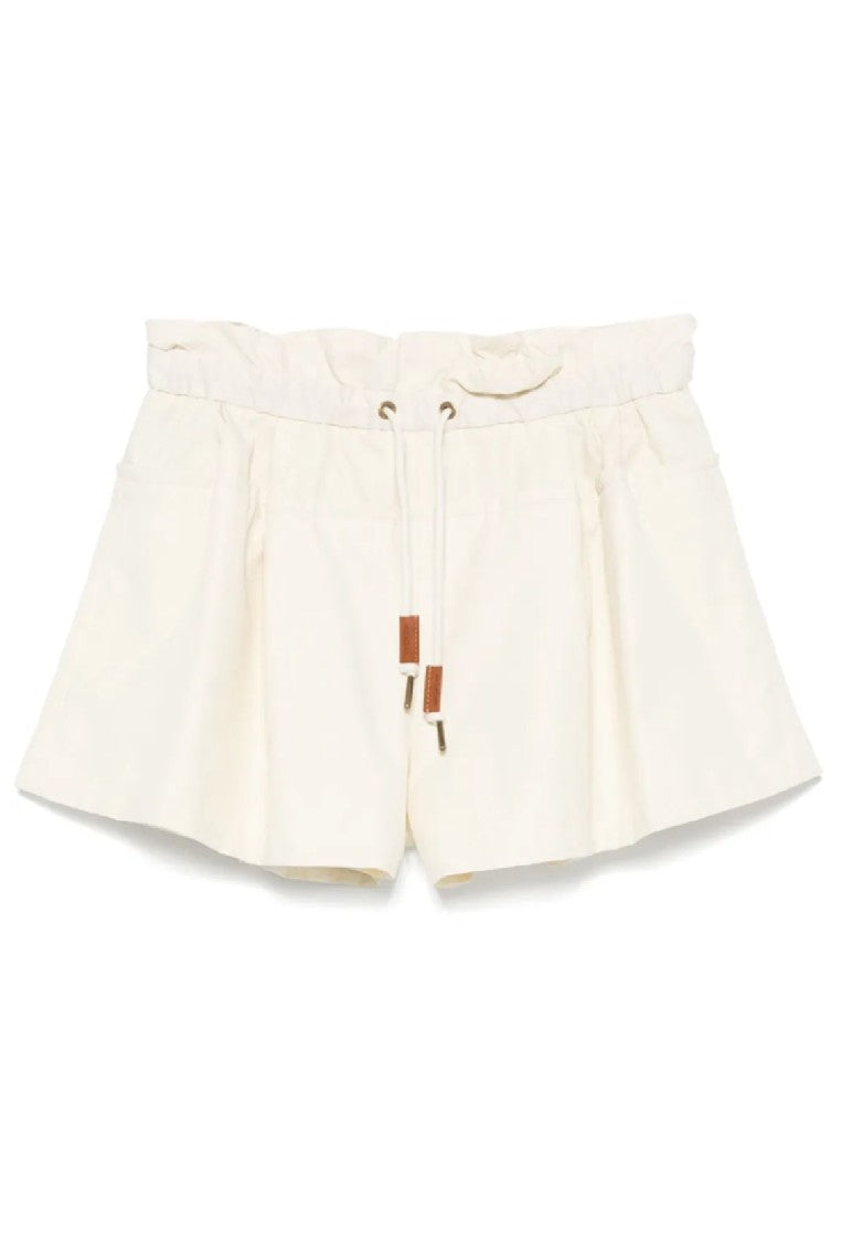 Moncler Relaxed Fit Bermuda Shorts With Elastic Waistband
