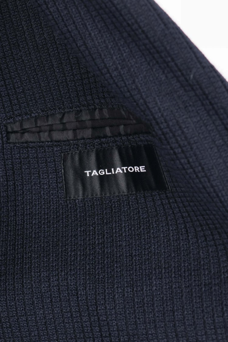 Tagliatore Montecarlo Ribbed Wool Jersey Jacket