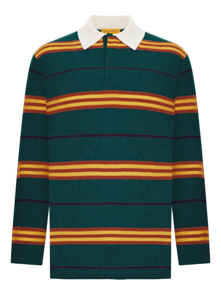 Guest In Residence Green Soft Cashmere Long-Sleeve Sweater