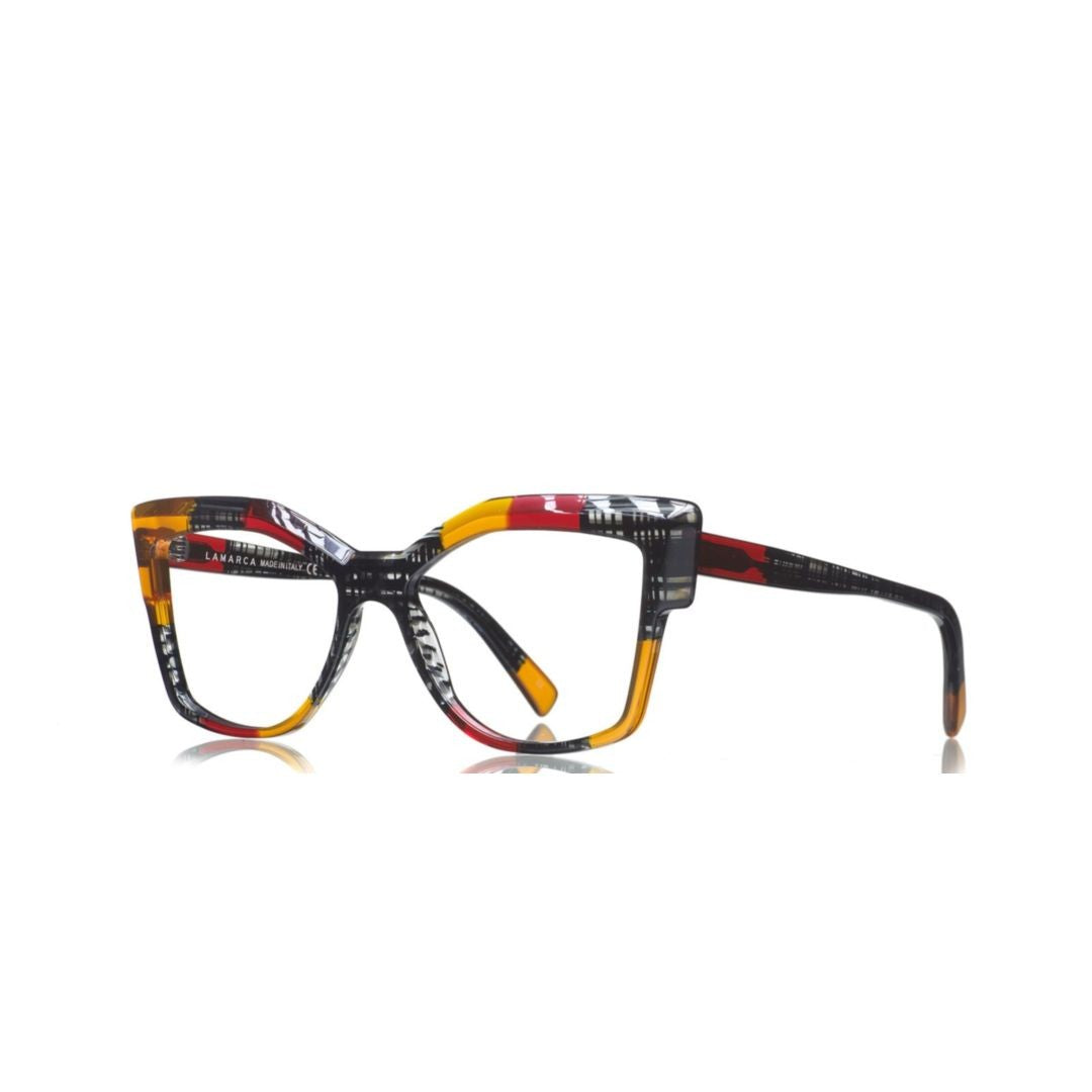 Lamarca Mosaico 148 Bold Geometric Mosaic Pattern Eyeglasses