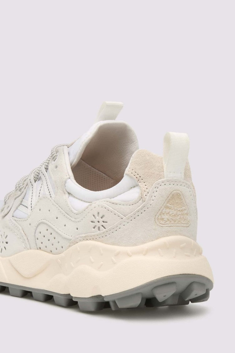 Flower Mountain Low-Profile Sneakers With Floral Cutout Details