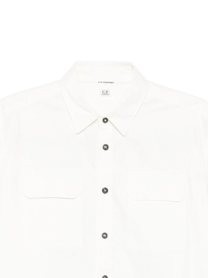 C.P. Company Long-Sleeve Classic Collar Shirt With Minimalistic Design