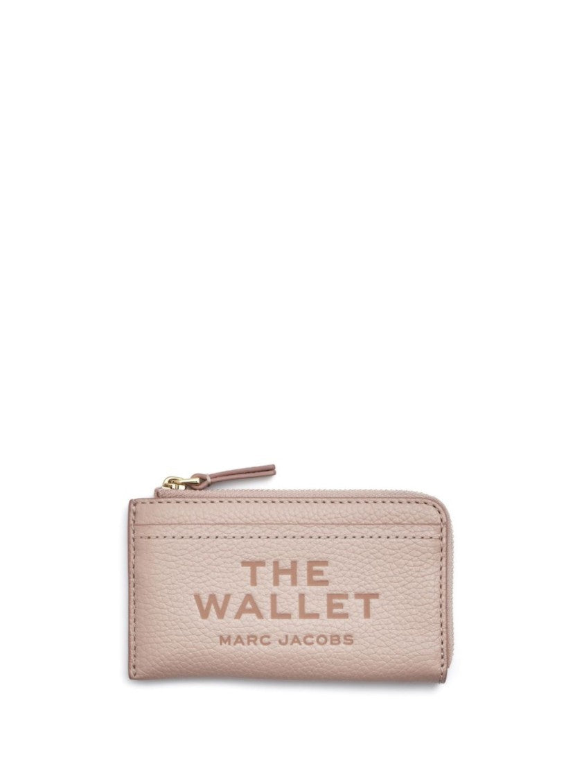 Marc Jacobs Pink Hammered Texture Leather Wallet