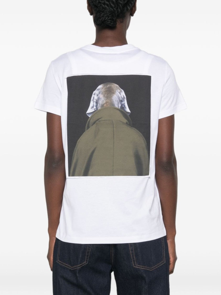 Max Mara Graphic Print Dog Top In Silk And Nylon Blend