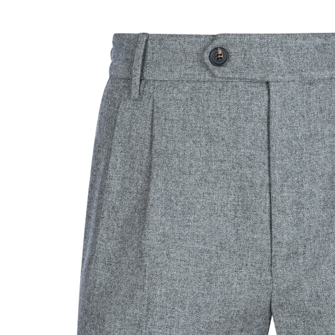 Eleventy Tailored Fit Mid-Rise Front Pleat Trousers