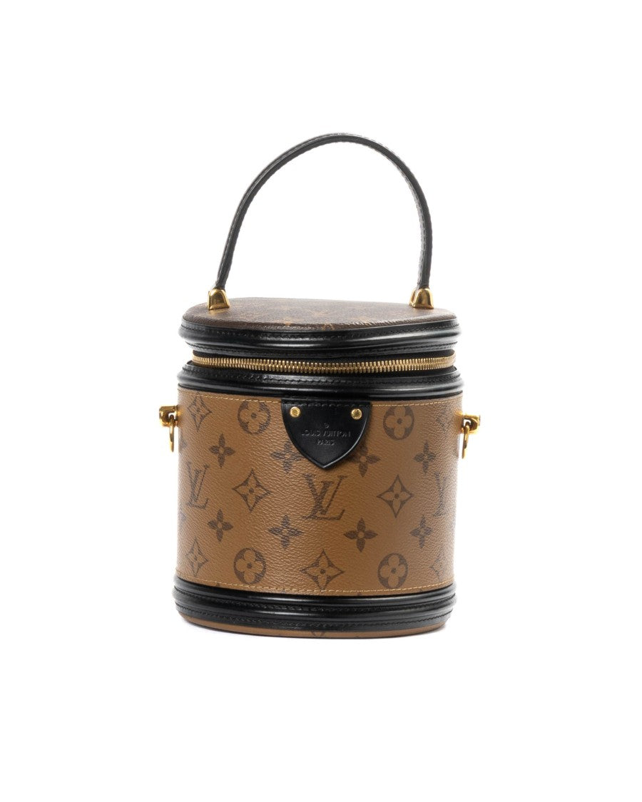 Louis Vuitton Structured Pm Monogram Reverse Canvas Vanity Bag
