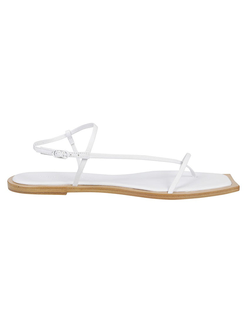 Studio Amelia Filament Squared Lambskin Flip Flops