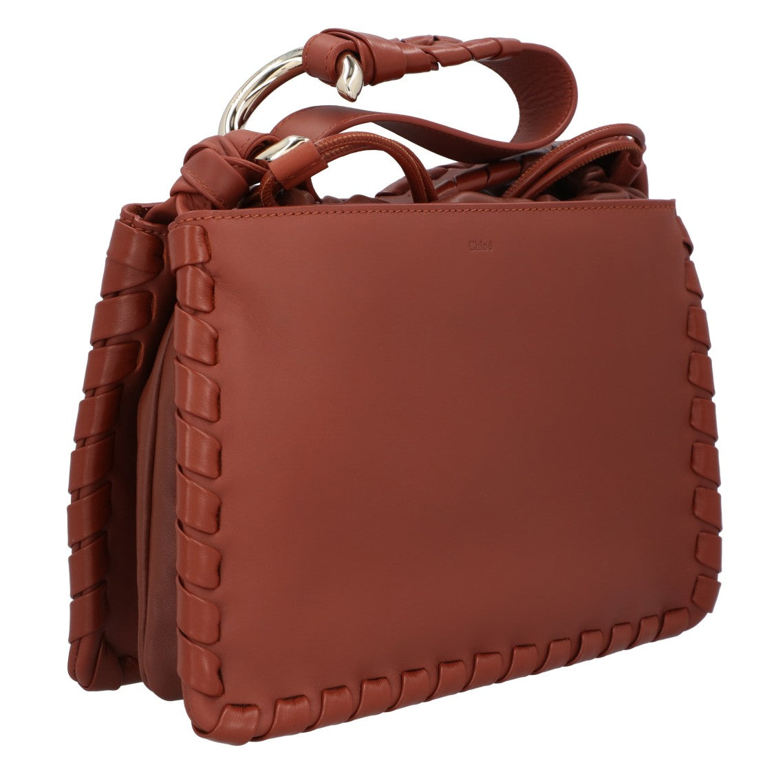 Chloé Mate Multi-Gusset Shoulder Bag Brown