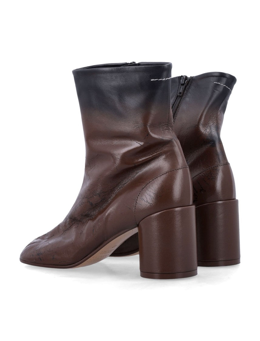 Mm6 By Maison Margiela Anatomic Leather Ankle Boots