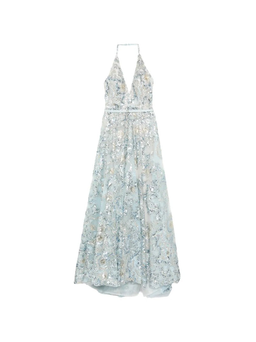 Saiid Kobeisy Embroidered Long Dress