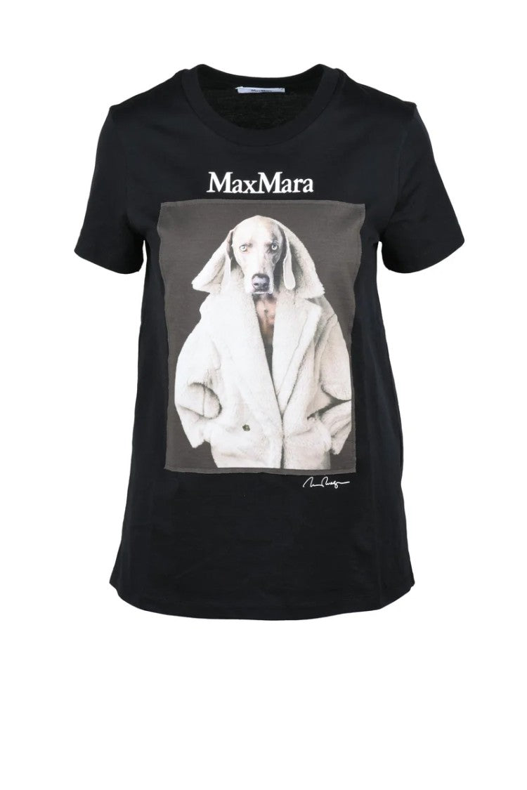 Max Mara Cotton T-Shirt - Black