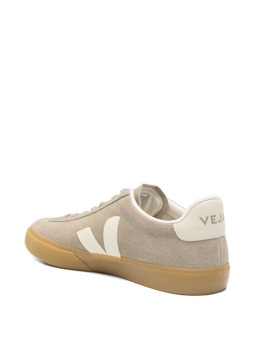 Veja Black Low-Top Suede Gum Sole Sneakers