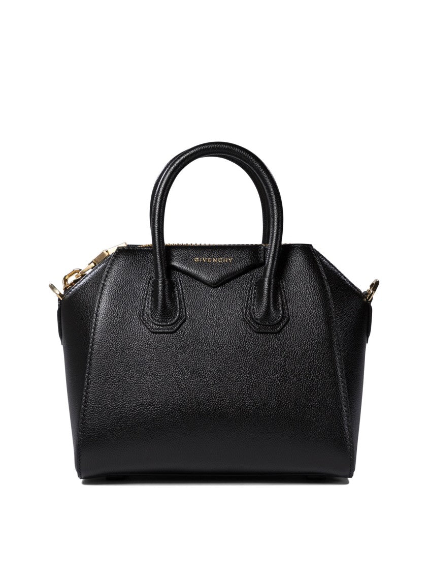 Givenchy Structured Mini Handbag In Full Grain Leather