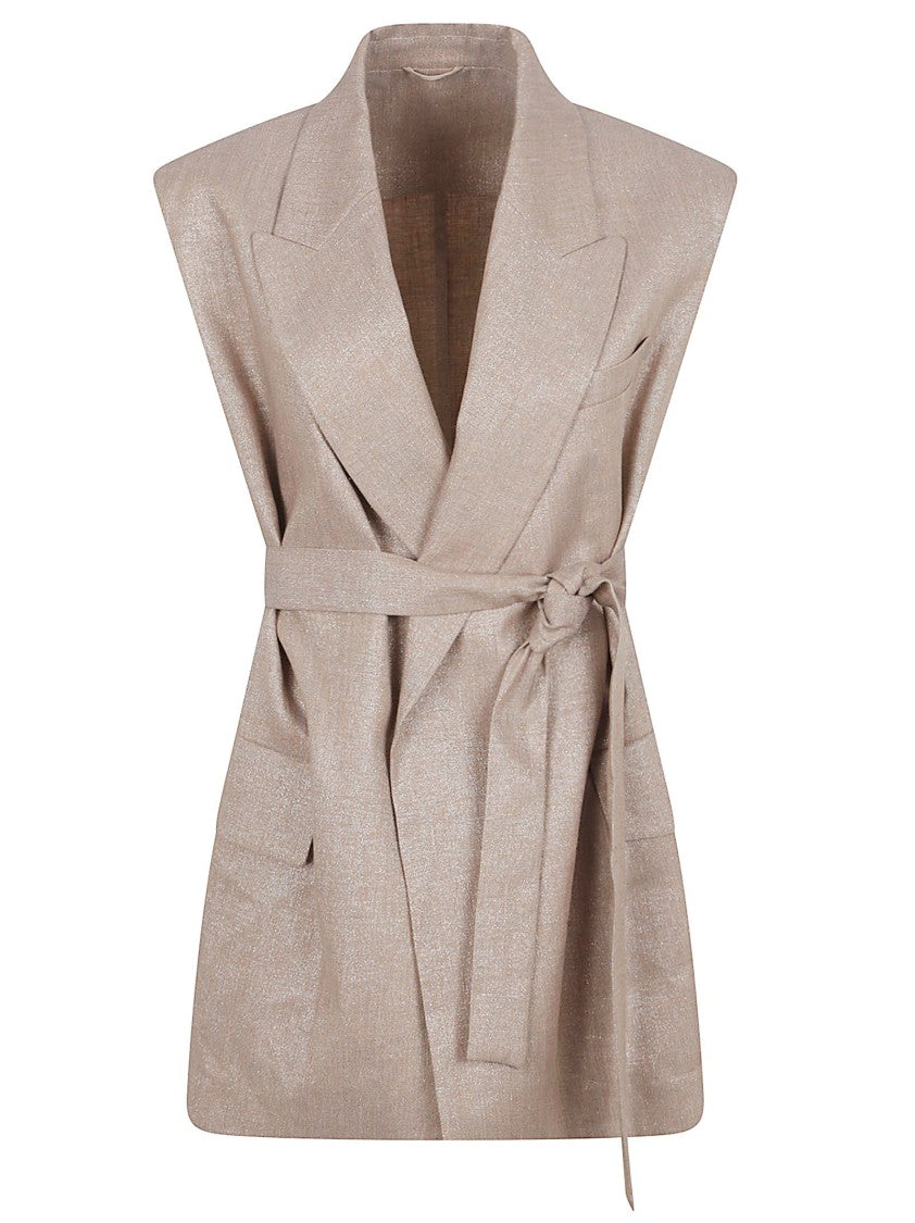 Brunello Cucinelli Structured Sleeveless Jacket