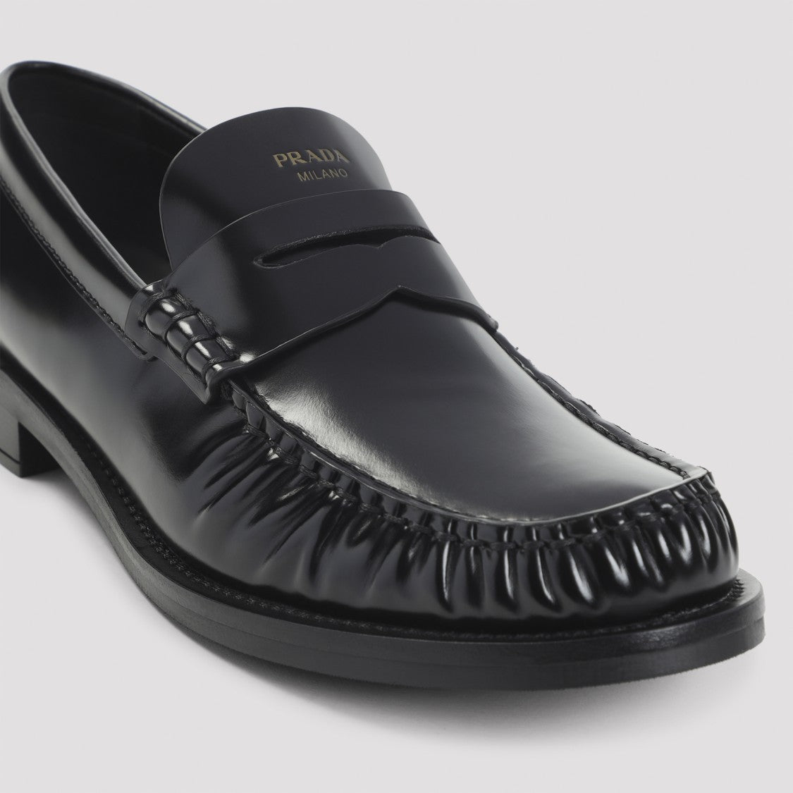 Prada Black Classic Loafers