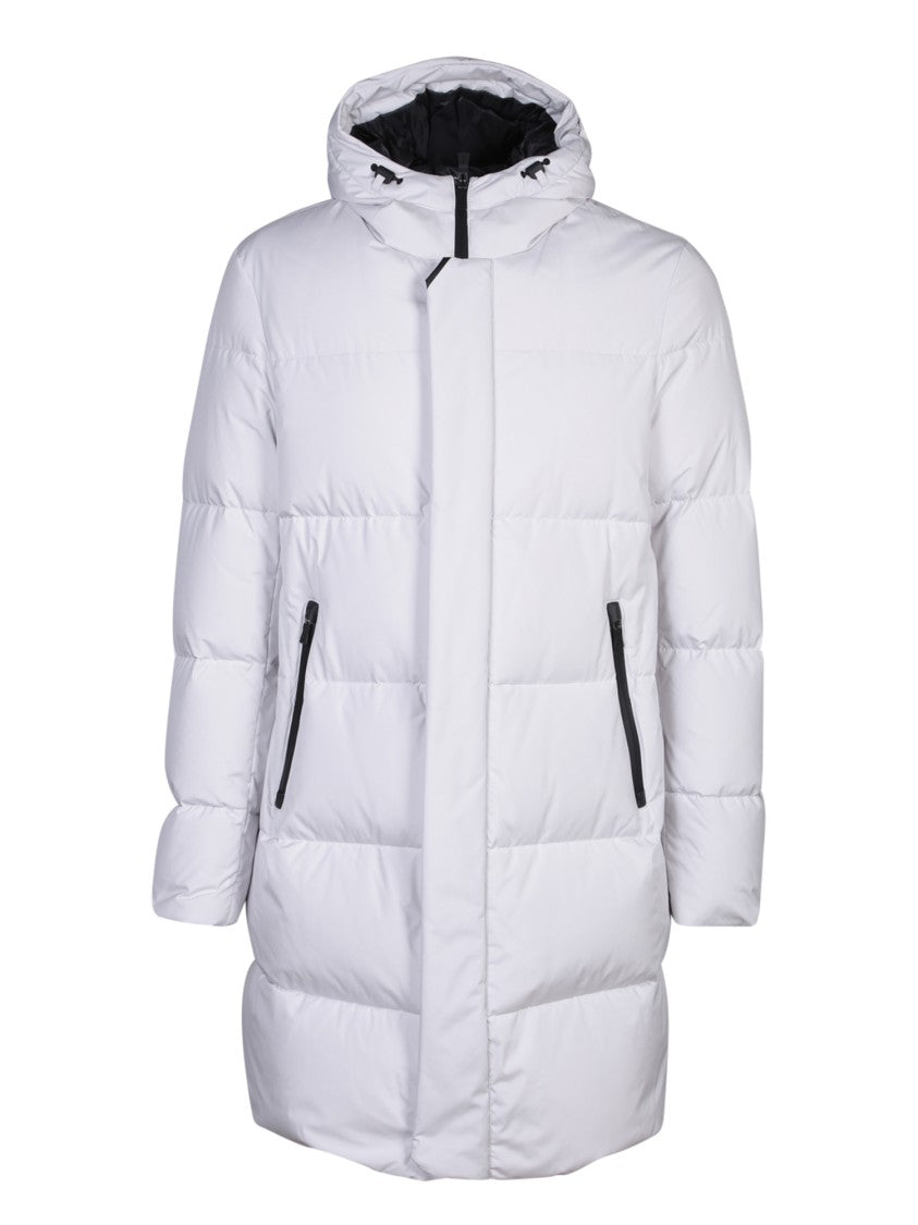 Herno Laminar White Three-Quarter Coats