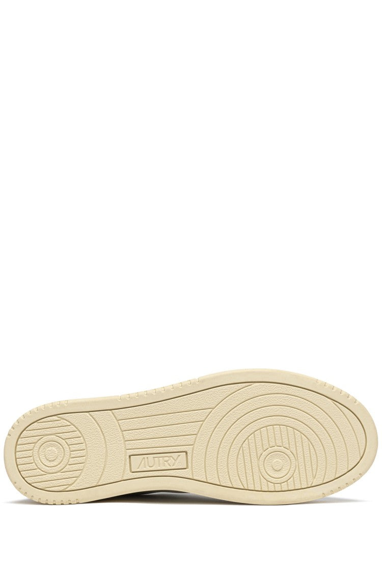 Autry White Blue Medalist Suede Sneakers