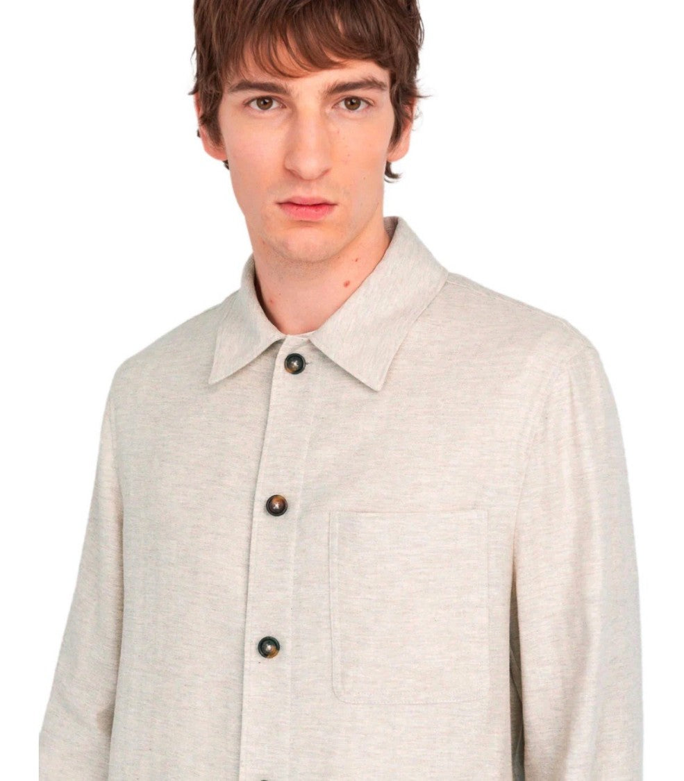 Manuel Ritz Beige Shirt-Style Jacket