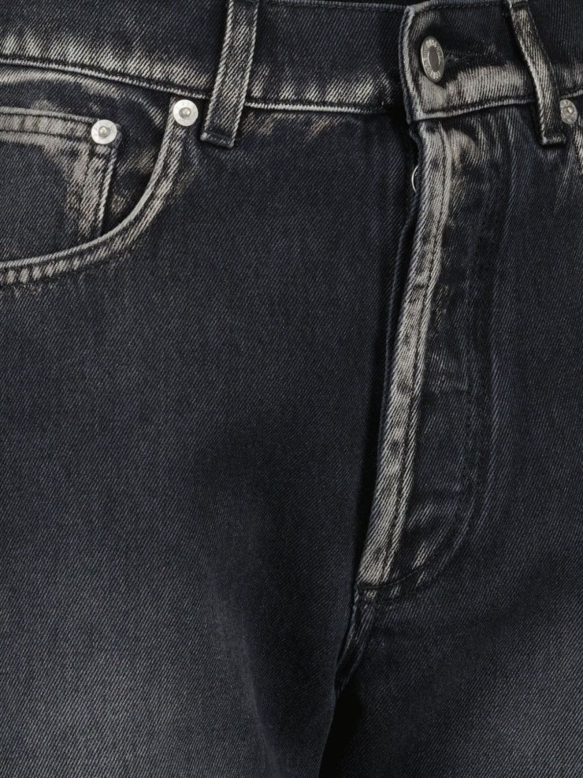 Moschino Five-Pocket Black Denim Trousers
