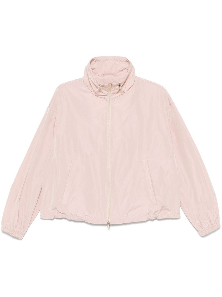 Herno Pink Taffeta Jacket With Water-Repellent Treatment