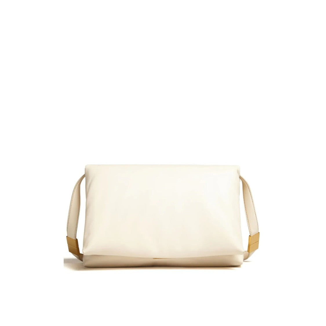 Marni White Padded Leather Shoulder Bag