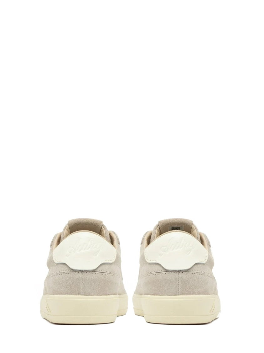 Autry Low-Top Suede Cow Leather Sneakers With Padded Accent