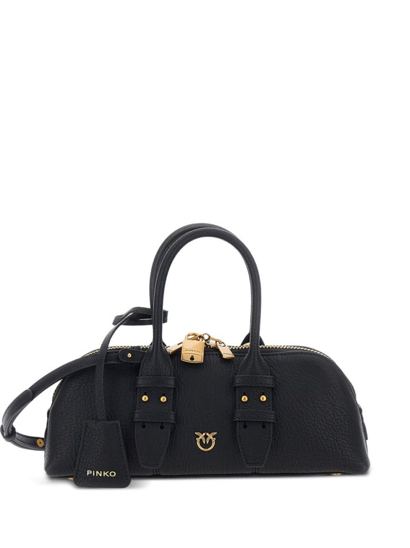 Pinko Black Sleek Carrying Options Handbag