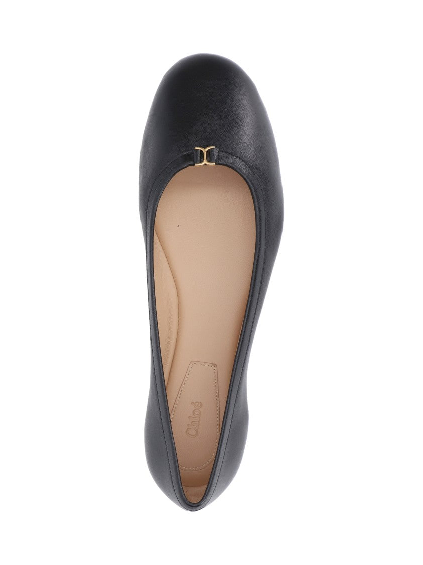 Chloé Marcie Ballerinas In Black Leather