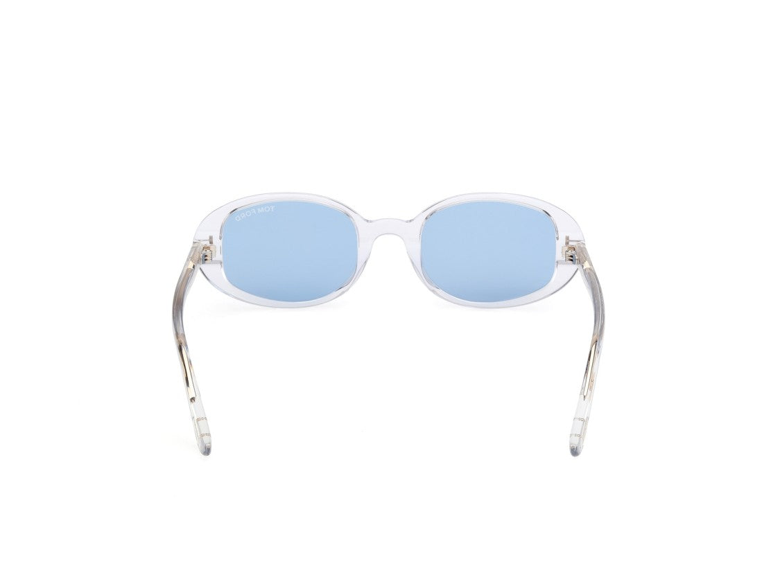 Tom Ford Ft1364 Sunglasses Rounded Square Acetate - Translucent