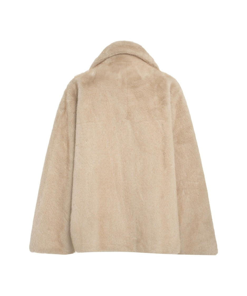 Forte Dei Marmi Couture Short Faux Fur Coat