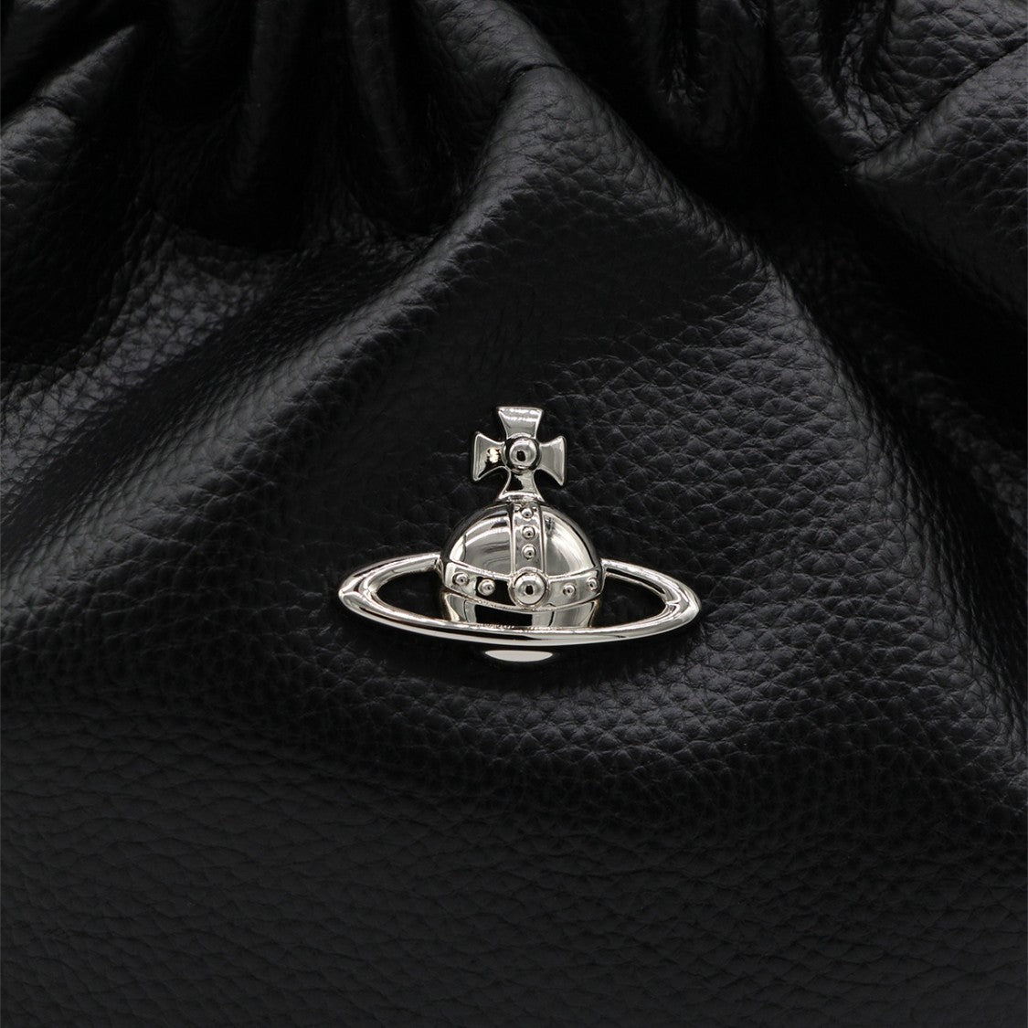 Vivienne Westwood Black Lace-Fastening Satchel