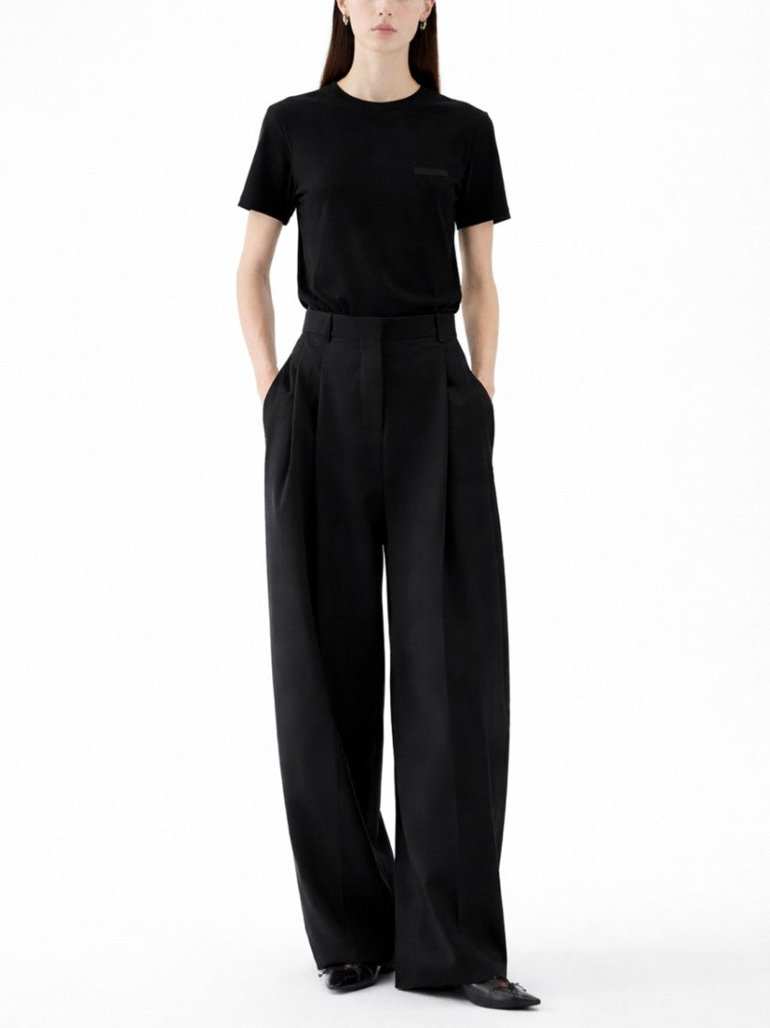 Jacquemus Slim Fit Chest Grosgrain Detail T-Shirt