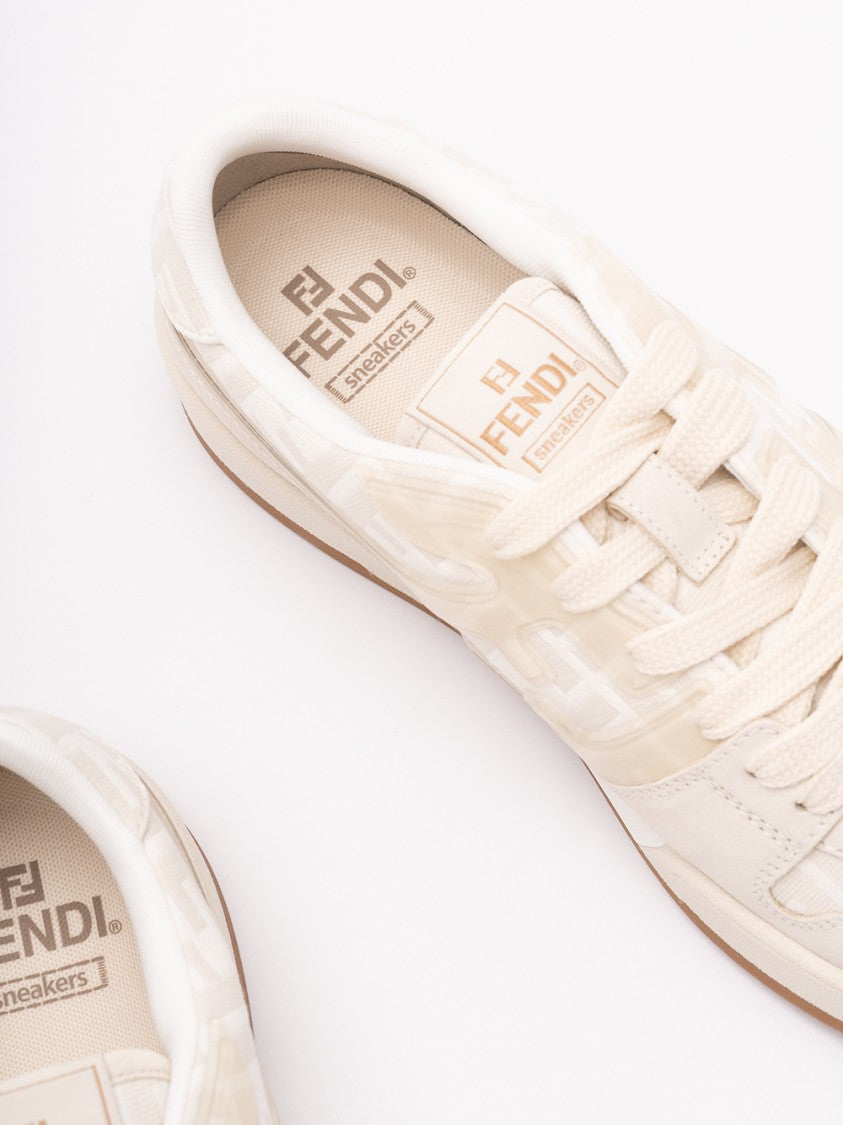 Fendi Low-Top Calf Leather Sneakers