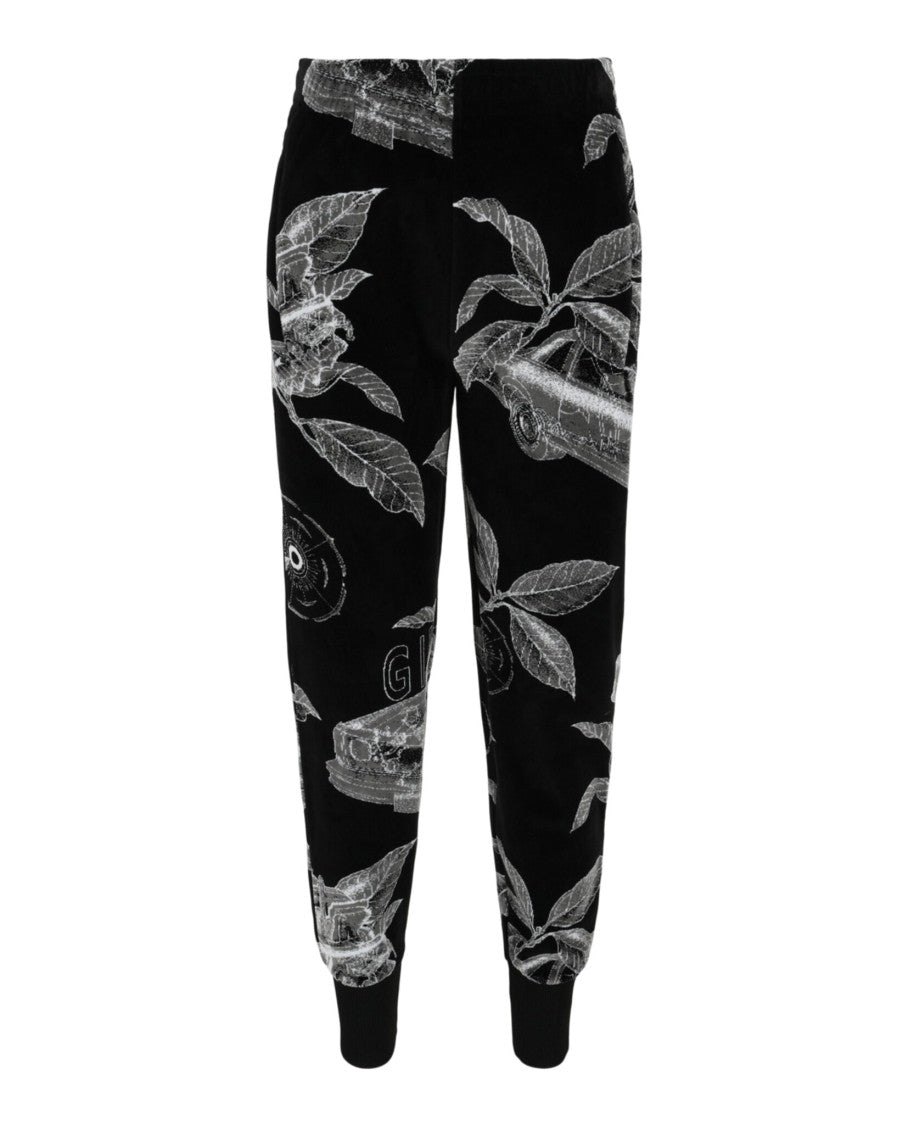 Givenchy Slim Fit Floral Schematics Trackpants