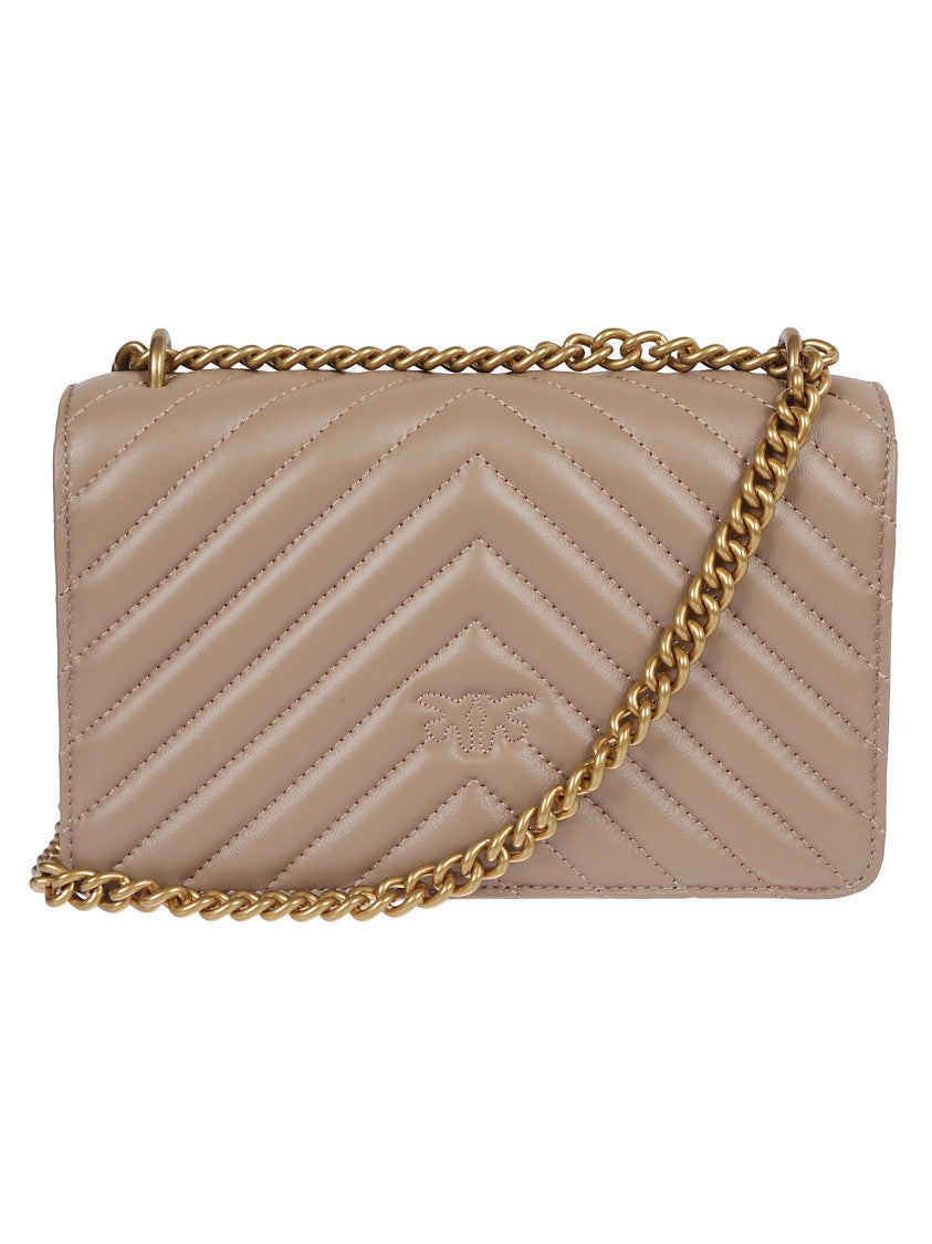 Pinko Crossbody Bag With Metal Logo