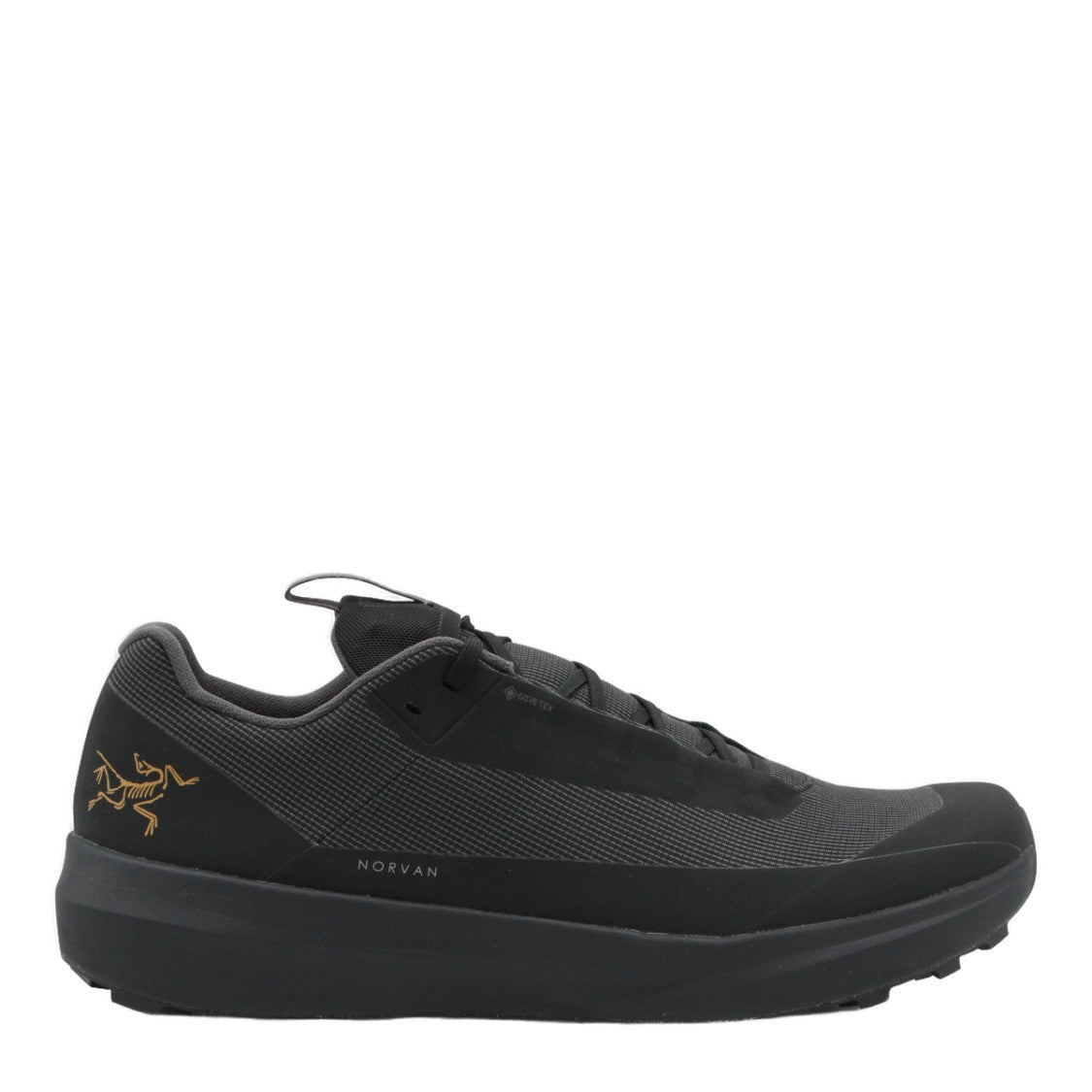 Arc'teryx Low-Profile Black Sneakers With Textured Accents