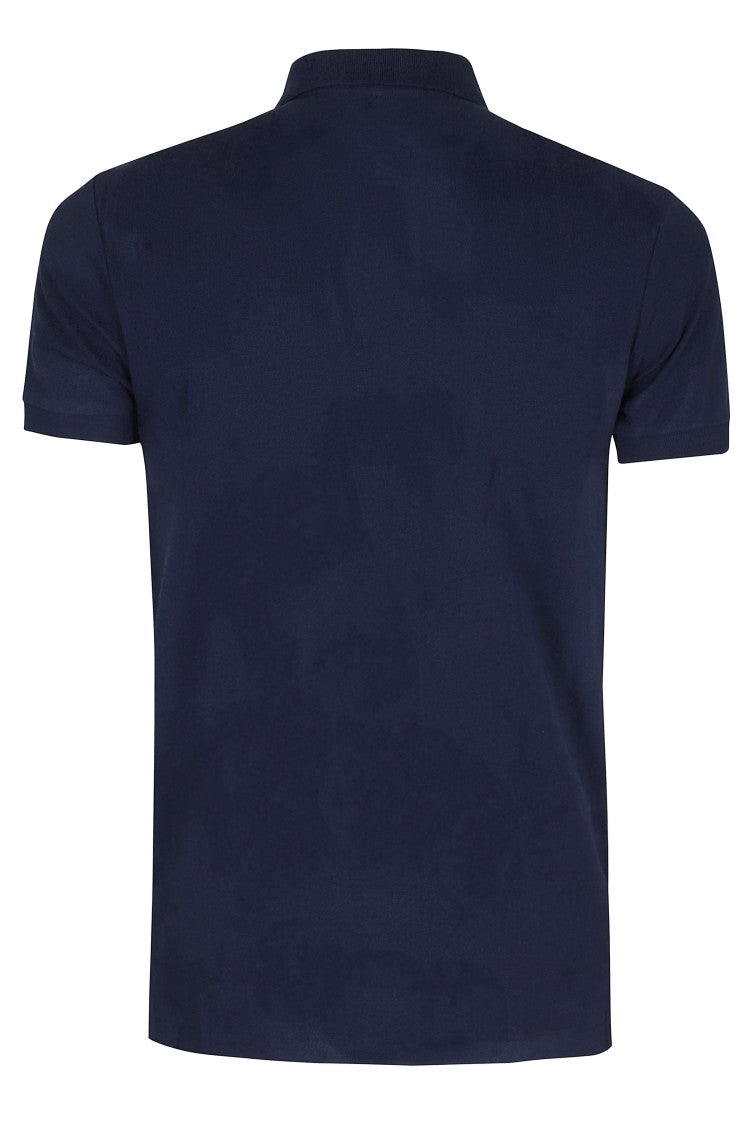 Polo Ralph Lauren Navy Slim Fit Short Sleeve Embroidered Logo Cotton Polo Shirt