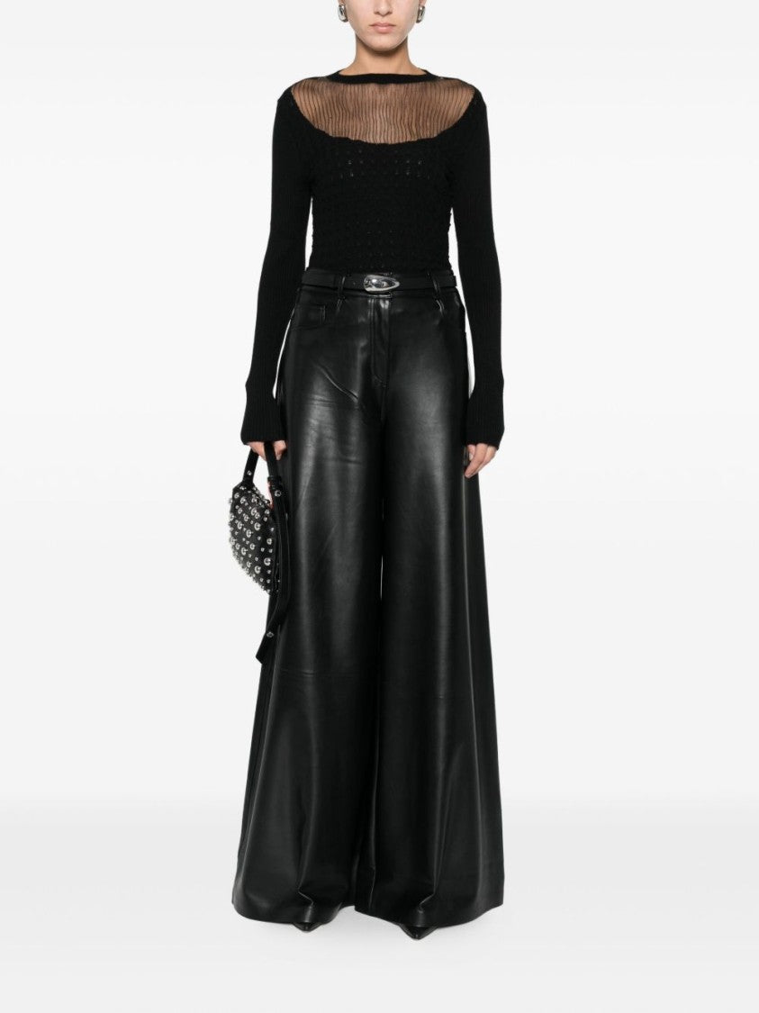 Twin-Set Classic Black Sweater With Timeless Silhouette