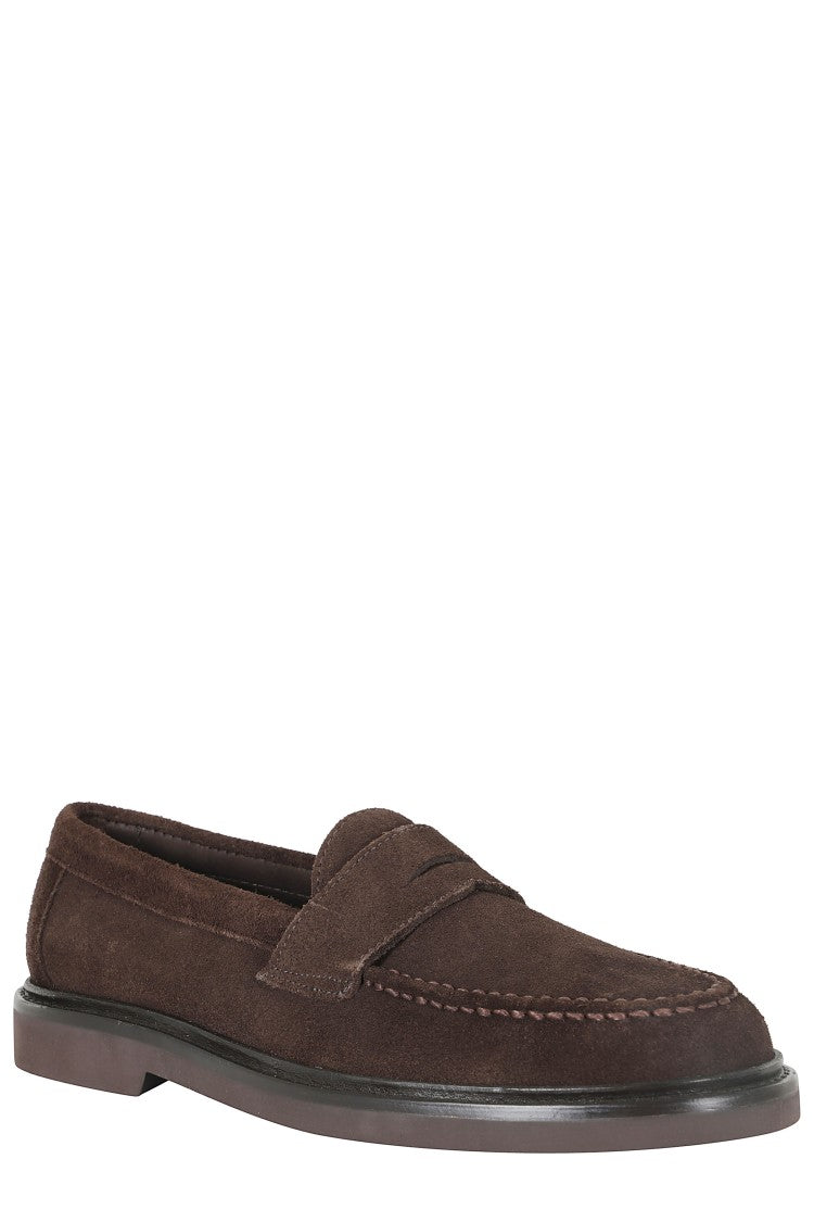 Sebago Total Dark Brown Bryan Unlined Suede Moccasin Loafers