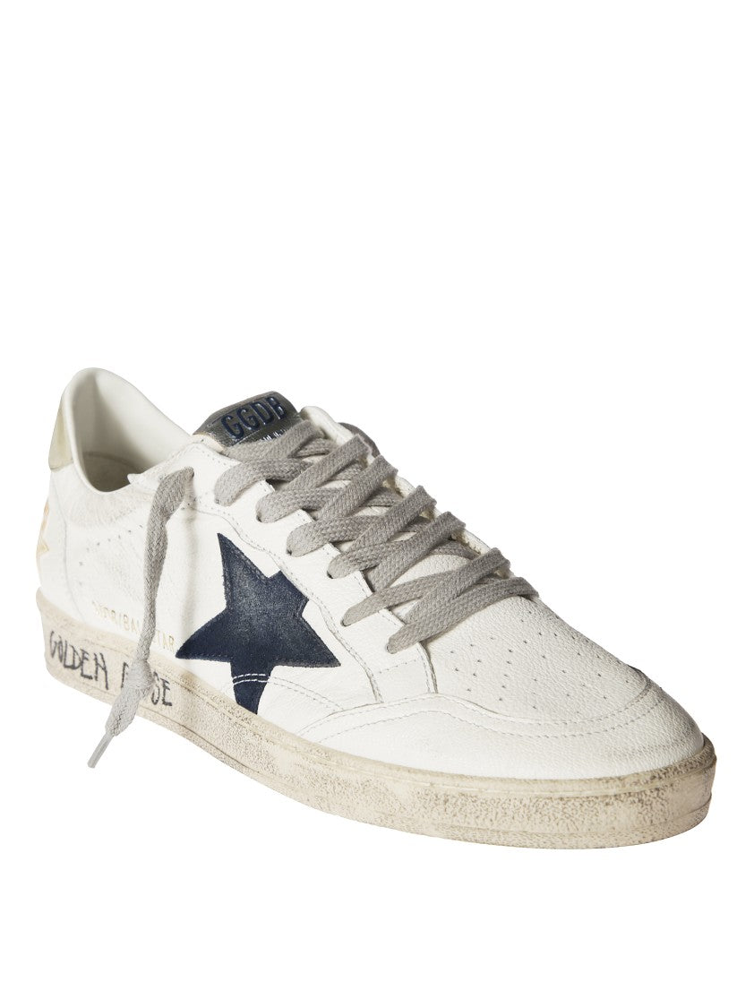 Golden Goose Ballstar Vintage Nappa Leather Low-Top Sneakers