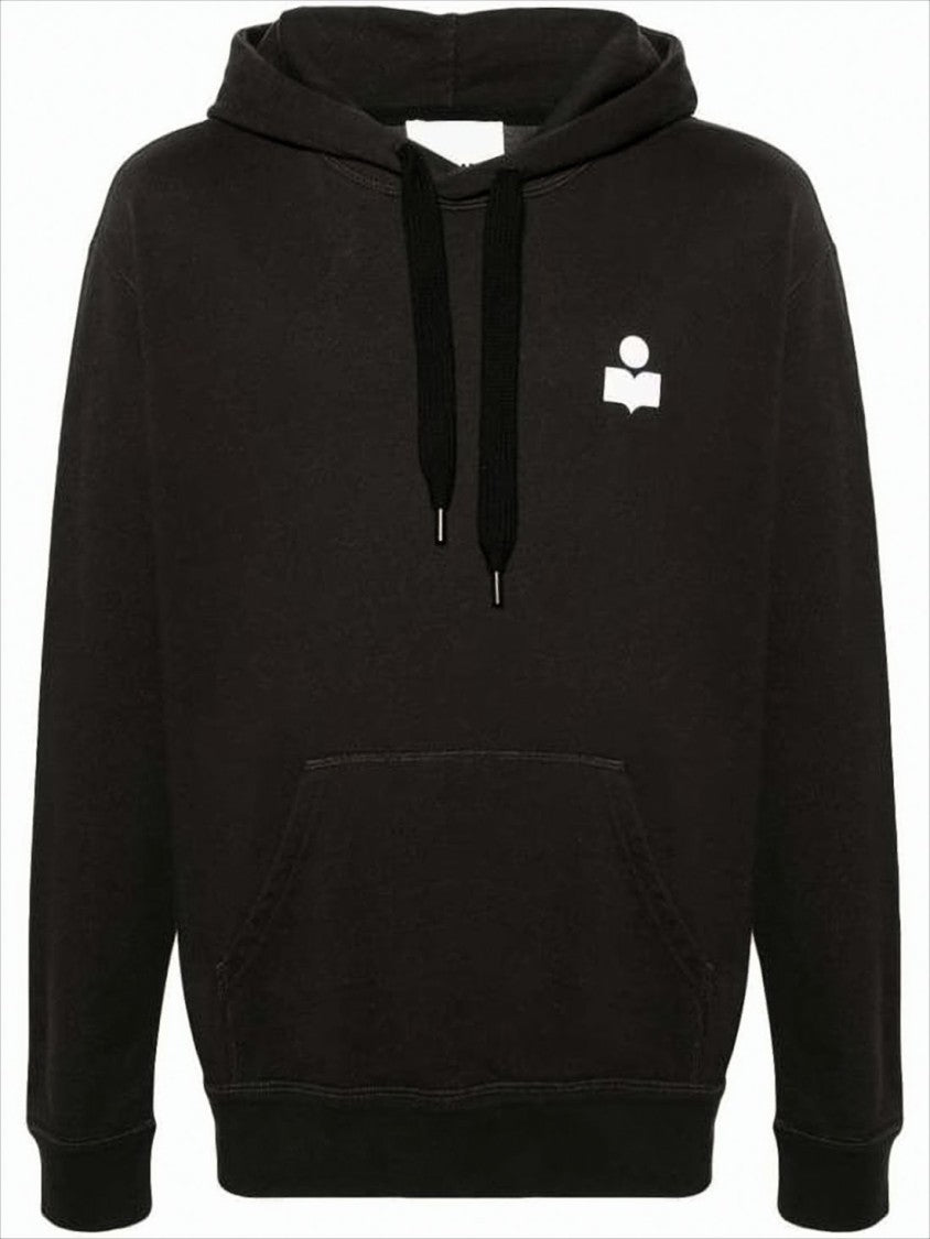 Isabel Marant Relaxed Fit Black Hoodie With Adjustable Drawstring