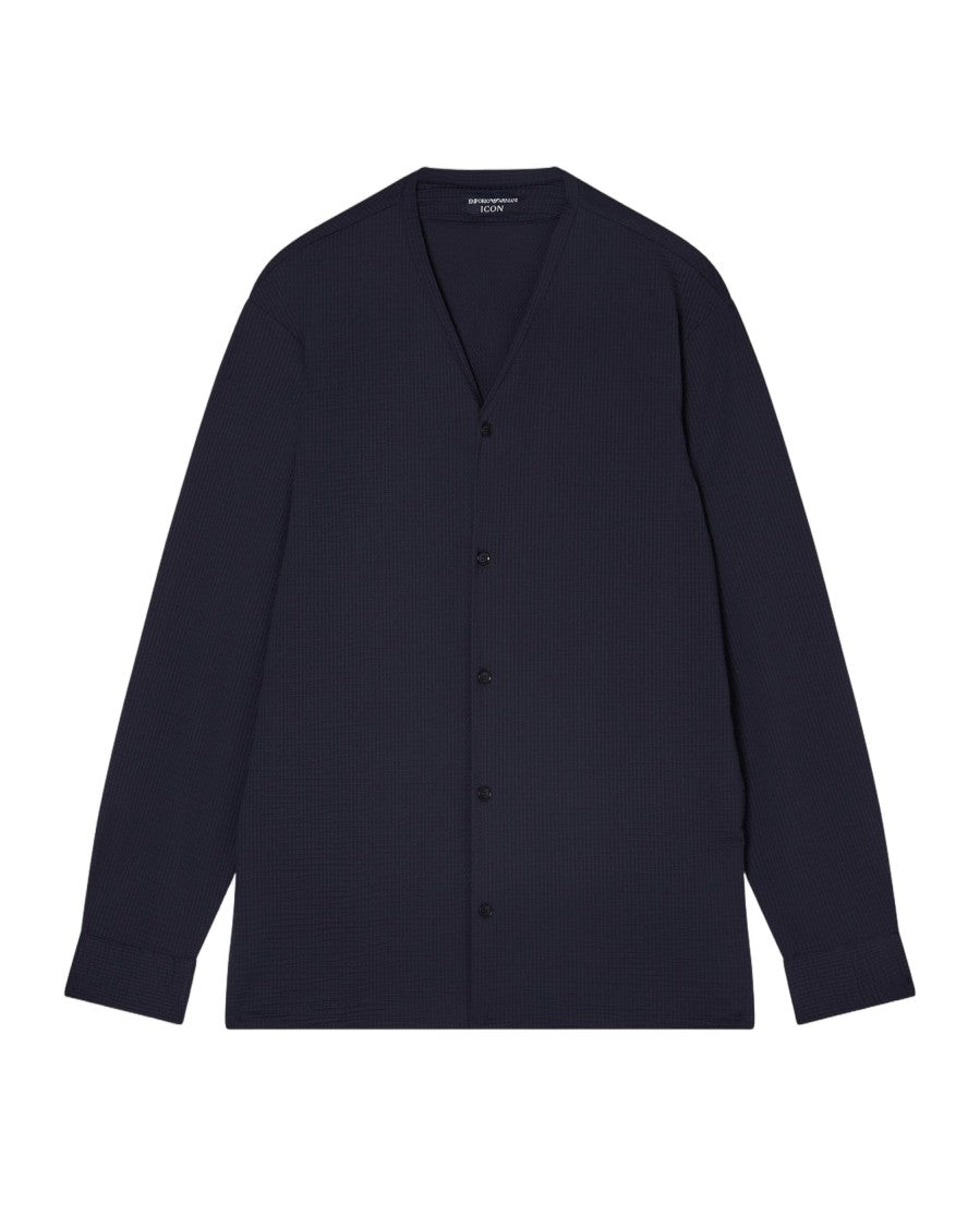 Emporio Armani Classic Collar Shirt With Concealed Placket