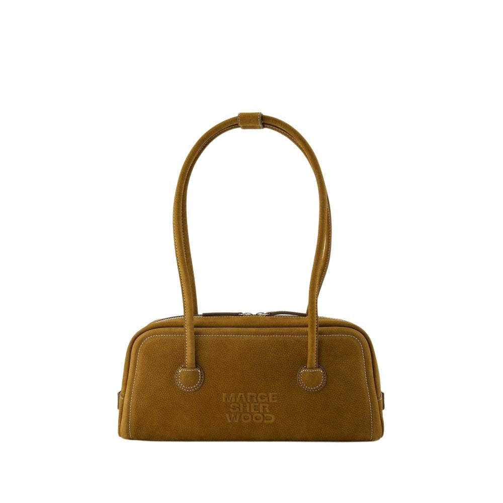 Margesherwood Soft Baguette Shoulder Bag - Leather - Brown
