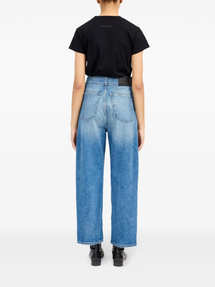 Mm6 By Maison Margiela Button-Up Straight Jeans