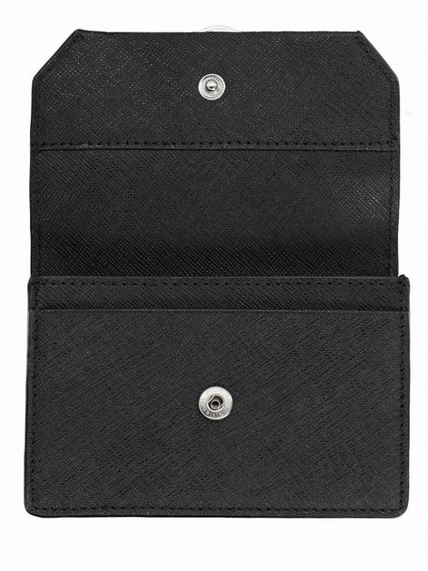 Vivienne Westwood Textured Leather Cardholder With Flap Closure