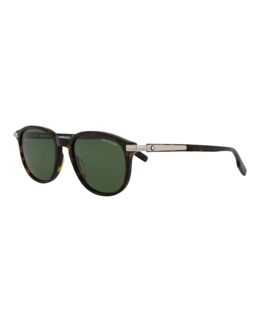 Montblanc Round-Frame Recycled Acetate Sunglasses