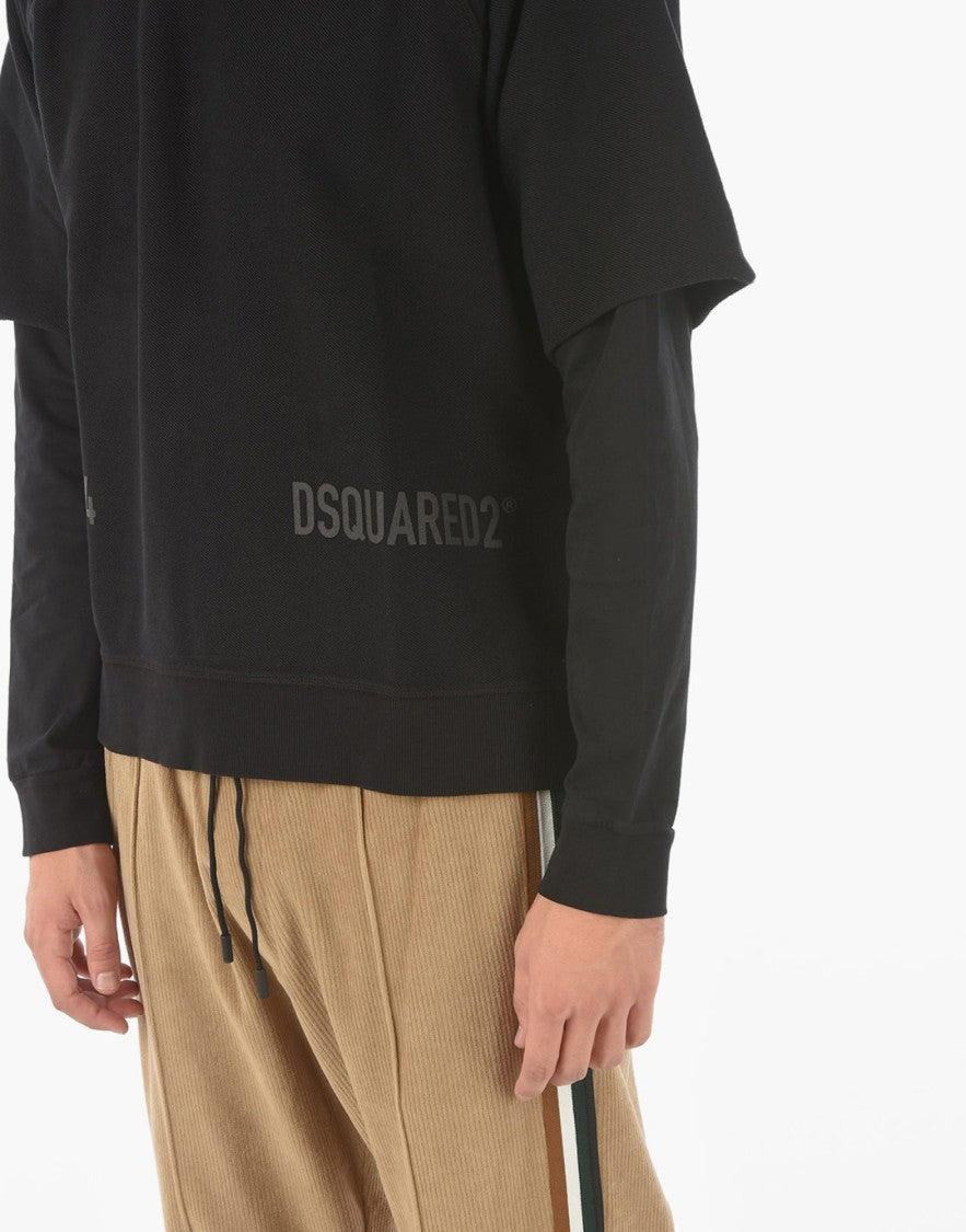Dsquared2 Cool Fit Double Layer Logo Sweatshirt