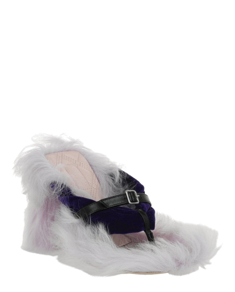 Burberry Step Post Heel Sandals